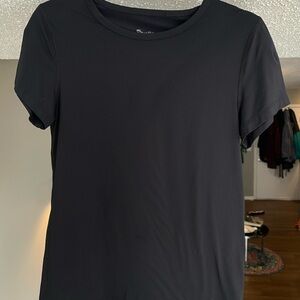 The Tailored Sportsman Black Short Sleeve Crewneck Sun Shirt